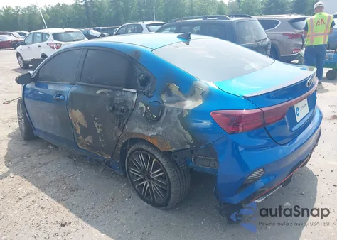 2022 Kia Forte Gt z USA, uszkodzony, nr VIN 3KPF44AC6NE445890